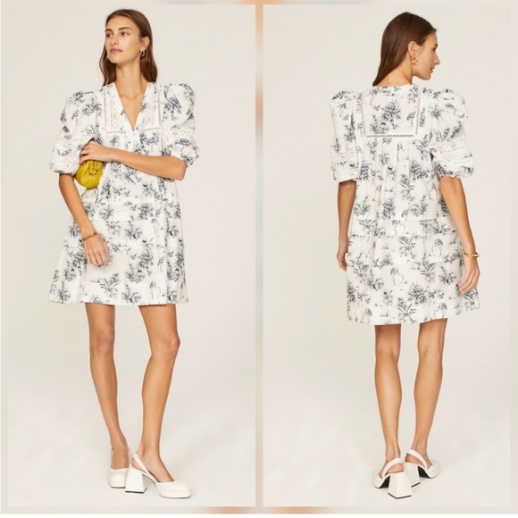 HUNTER BELL Dresses & Skirts - HUNTER BELL jenkins dress in floral garden party print size medium